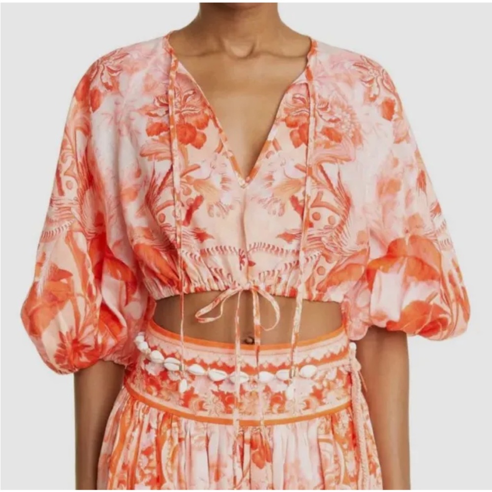 NWT Zimmermann Lyre linen top size US6